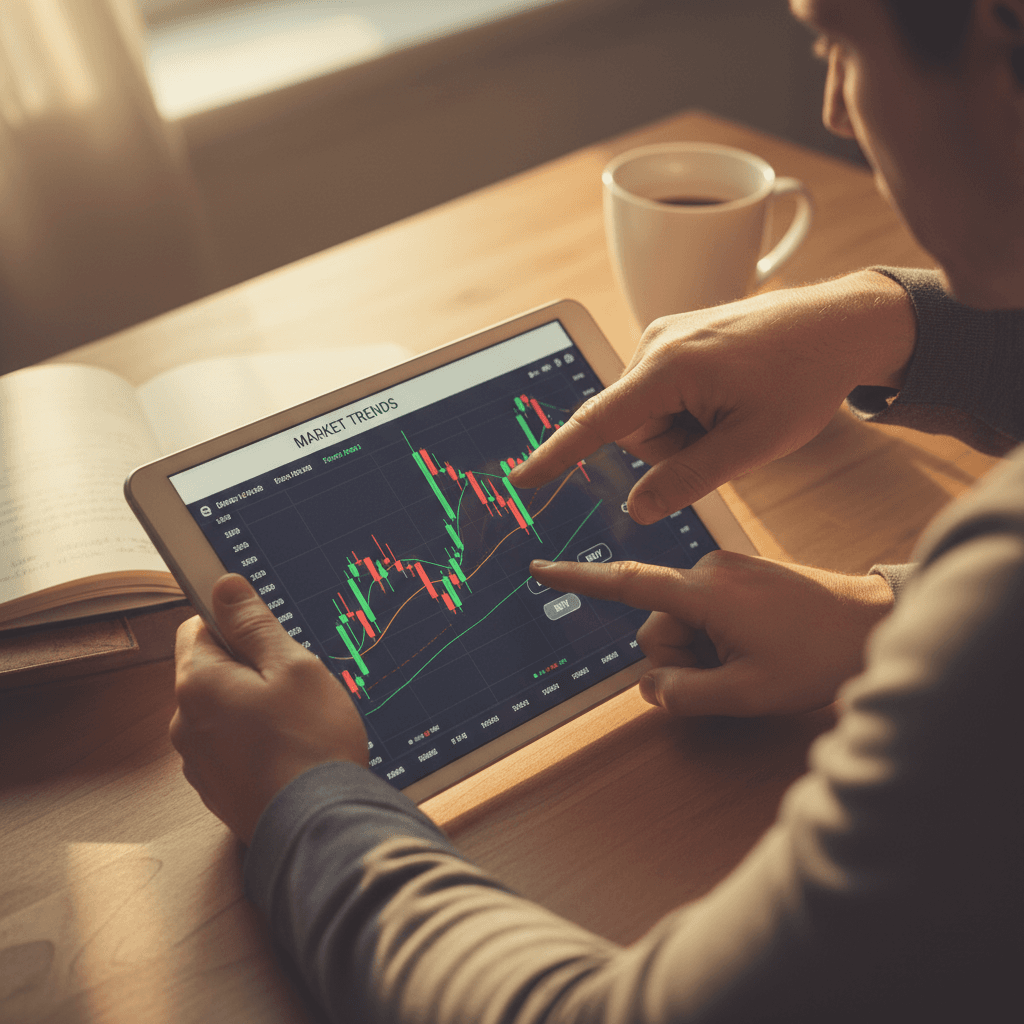 Trading mentor explaining prop firm strategy